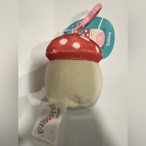 Nwt 🍄 3" Sakina Clip Mushroom Squishmallow - Picture 3 of 5